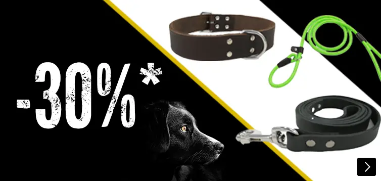 HALSBANDEN EN LIJNEN tot 30% korting DOG